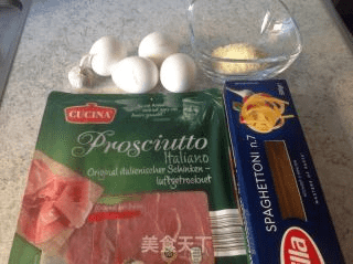 培根蛋酱意大利面的做法