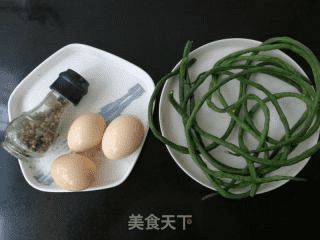 豆角煎酿鸡蛋的做法